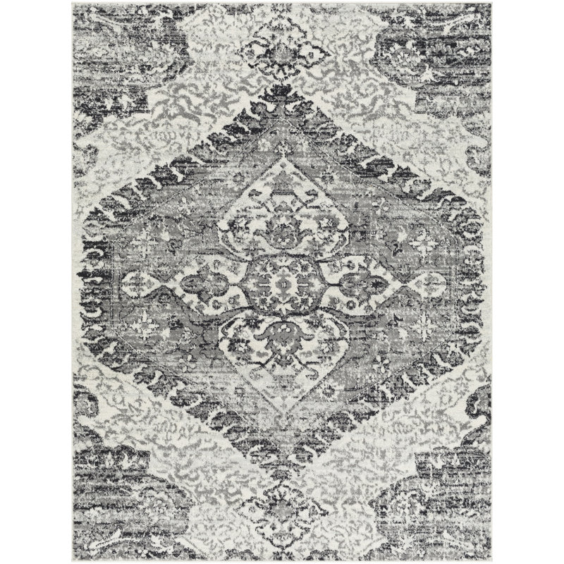 Aldusa Oriental Indoor Rug, Rectangle 5'3" x 7'