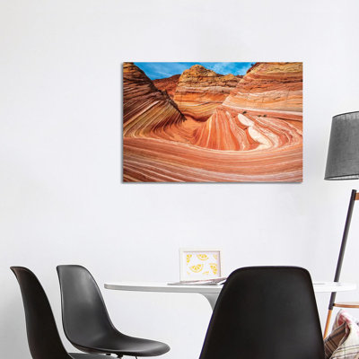 The Wave, Coyote Buttes, Paria-Vermilion Cliffs Wilderness, Arizona, USA by Russ Bishop - Wrapped Canvas Gallery-Wrapped Canvas Giclée