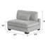 Chaise sans accoudoirs rembourrée de conception moderne minimaliste-118699889