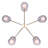Yosman 10 - Light Dimmable Geometric Chandelier