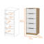 Commode 5 tiroirs, commode verticale-811250177
