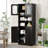 58.5" Tall Bathroom Storage Cabinet Freestanding Linen Cabinet With Shelves-1252496958