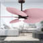 Alessandra - Ventilateur de plafond à cinq pales - DEL intégrée-103363410-103363405