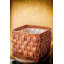 Gracie Oaks Leather Decorative Basket