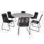 Chaise de salle à manger de patio empilable Davisha-901895980