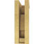 Corbeau TimberThane en grain de bois classique l 5 po x P 10 po x H 15 po, brun clair apprêté-87395850