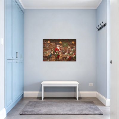 Noël, père Noël, atelier, elfes, artisanat, cadeaux