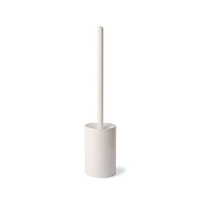 Skoati Silicon 17.7in. H Free Standing Toilet Brush and Holder