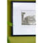 Art mural 28 po x 20 po - Living, salle à manger, chambre à coucher, cadre noir de couloir, verre organique à 20%, papier, espaces intérieurs de décoration architecturale blanc et noir, gracieux
