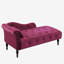 Pieds en bois massif avec garniture cloutée capitonnée 60,6 po Modern Sofa-1088323836
