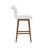 Dorreen Wood And Upholstered Tufted Adjustable Height Swivel Stool-49172510-49172505