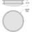 Penning Acrylic Flush Mount-29144175-29144177