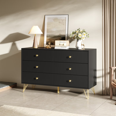 Commode 6 tiroirs moderne pour chambre double Dreseer