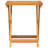 Arletta 50cm Solid Wood Rectangular Portable Folding Table