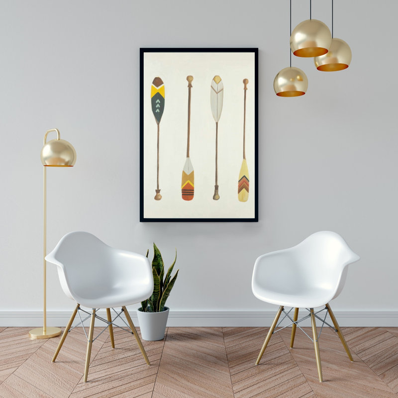 «Canoe Paddles» sur toile