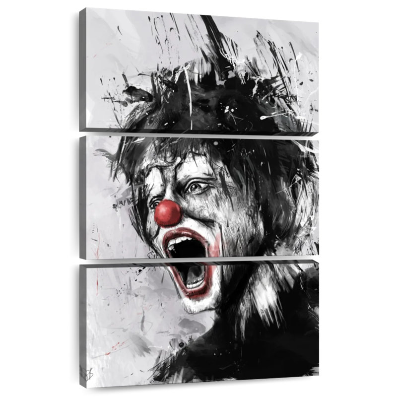 Kelan The Clown, 57" H x 36" W