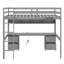 Lit mezzanine double avec tiroirs Jaquela Kids-943325440
