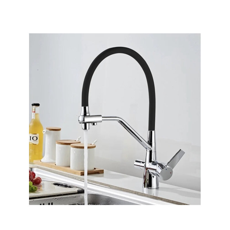 AvaMalis Pull Out Touch Kitchen Faucet, Silver