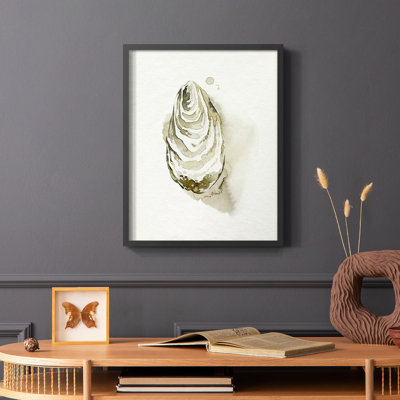 Oysters on the Bay IV Framed Print - Solid Wood