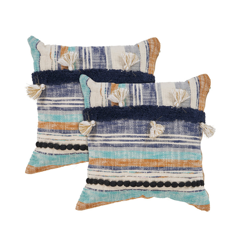 Textured Throw Pillow Set of 2