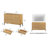 Laverda 47.2" Wood Accent Cabinet With Drawers, Modern Credenza Storage Cabinet With Minimalist Reeded Design For Living Room, Kitchen, Dining Room, Hallway-1768643415
