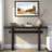 Elegant Console Table With Geometric Silhouette-577700736