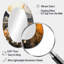 Miroir mural Bold Canyon Mirage II - Orange-1188481393