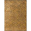 Orange Geometric Luxury Area Rug-68901293