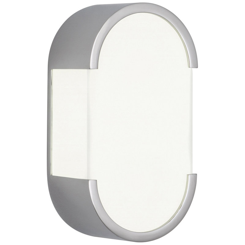 Bryce 2 - Light Flush Mounted Sconce, Polished Chrome