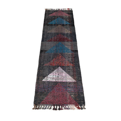 Runner Ottilie Black Rug
