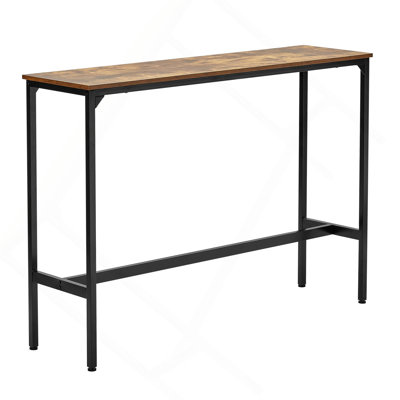 Hauteur de la table de bar, de la table de pub, du bar, du comptoir, du café, de la cuisine, de la salle à manger, de 55 x 15 x 39 po