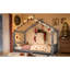 Lit simple en bois massif, gris, design Montessori sécuritaire pour les enfants