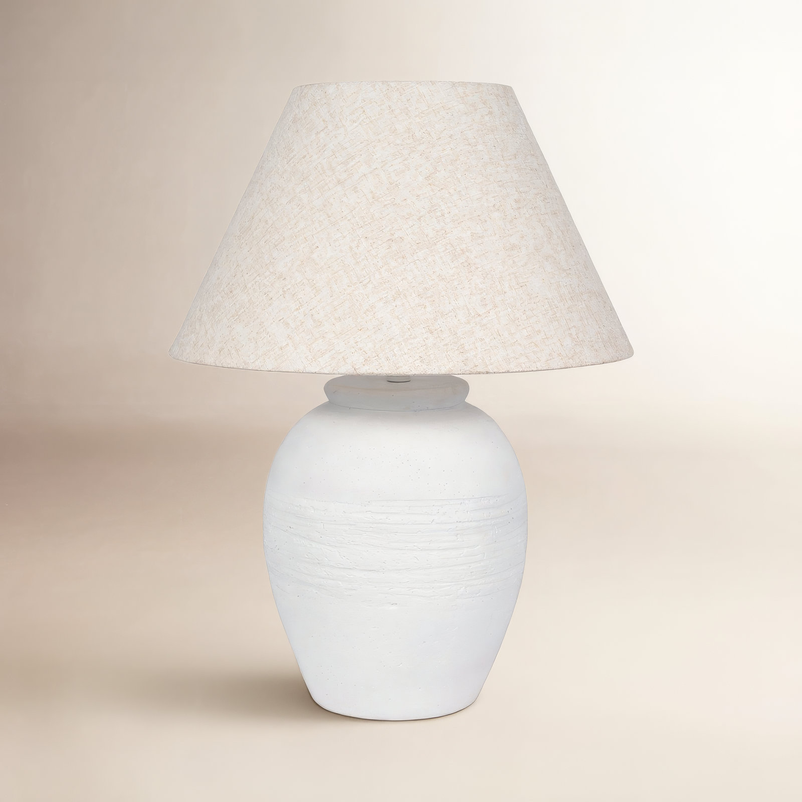 Sharol Ceramic Table Lamp, White
