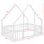 Full-Sized Wooden House-Designed Low Bed With Enclosure-1745842011