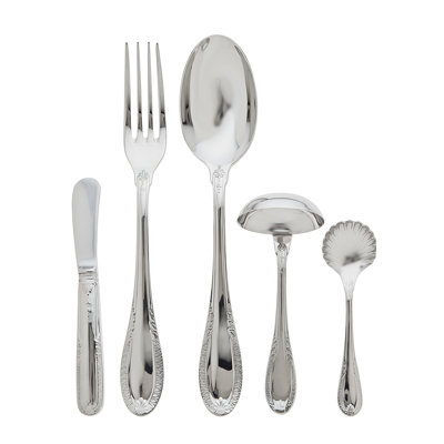 Impero 5 Piece Stainless Steel Hostess Set