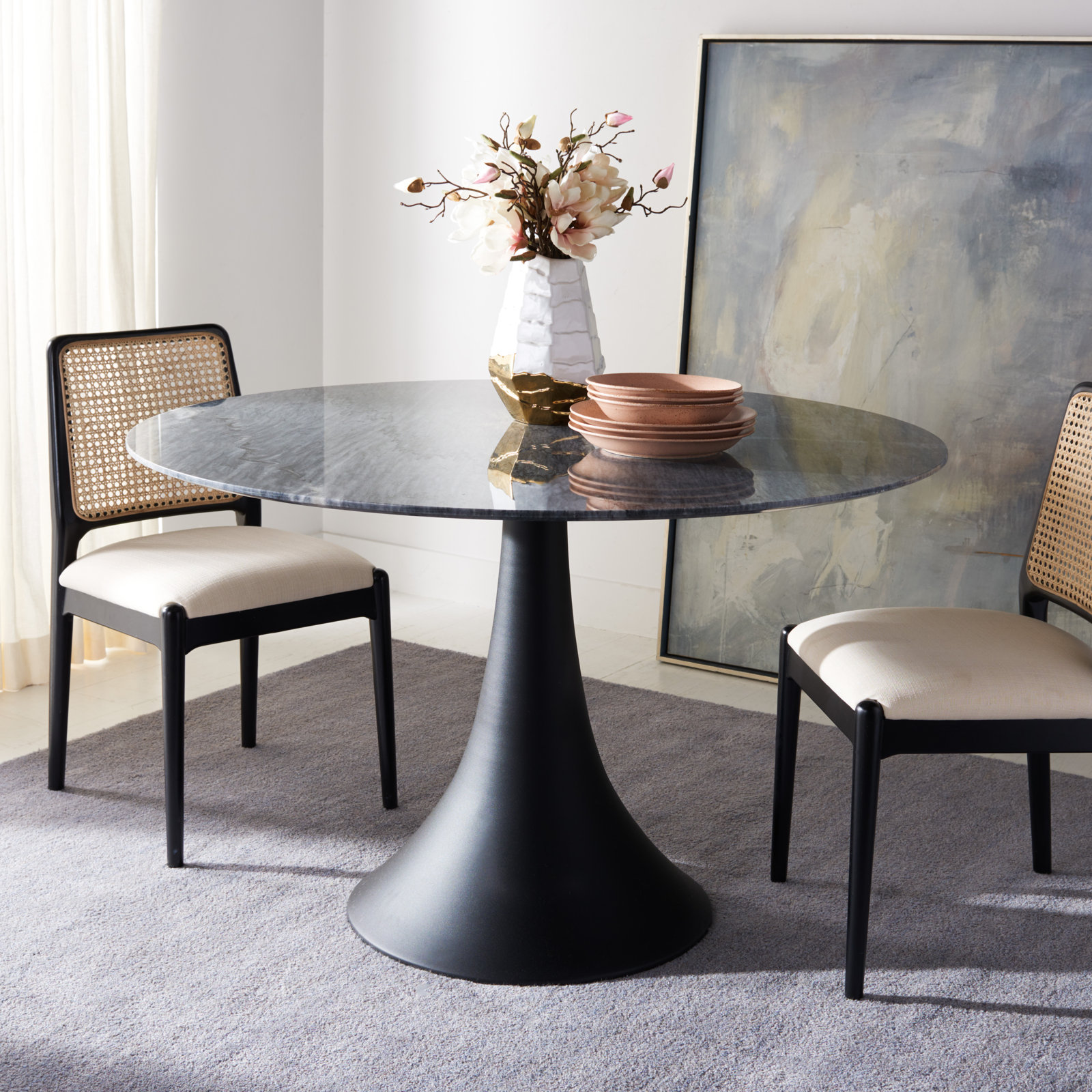 Sania 47.3'' Round Dining Table