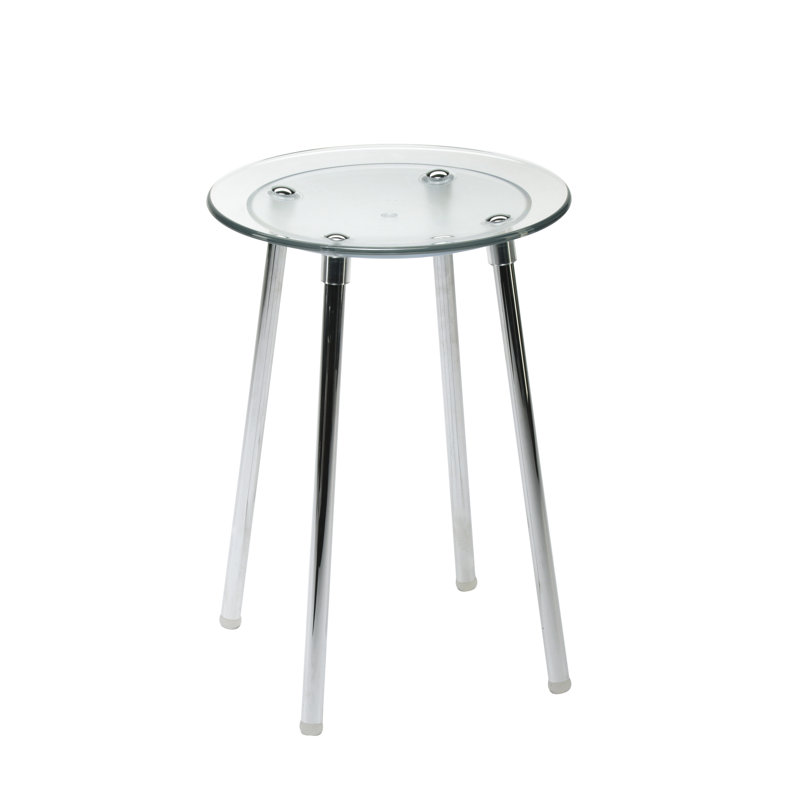 Complements Accent Stool, Transparent