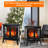 Josephin Winston Porter 25 " W Black Electric Stove with BTU 4777
