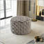 Repose-pieds rond 24 po en velours-570606519