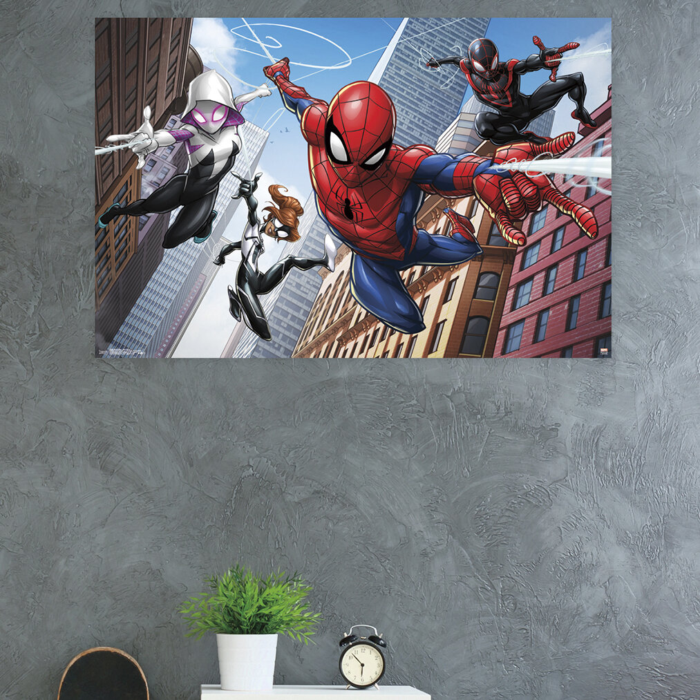 Marvel Spidey and His Amazing Friends - Webs Wall Poster, 22.375 x 34  Framed