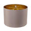 Baldrick 71cm Living Room Table Lamp with Glass Base, Bedside Buffet Lamp with Taupe Faux Shade
