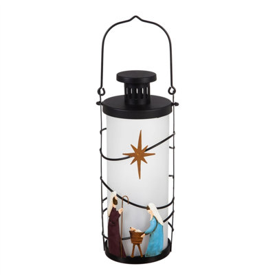 12.88'' Battery Powered Outdoor Lantern