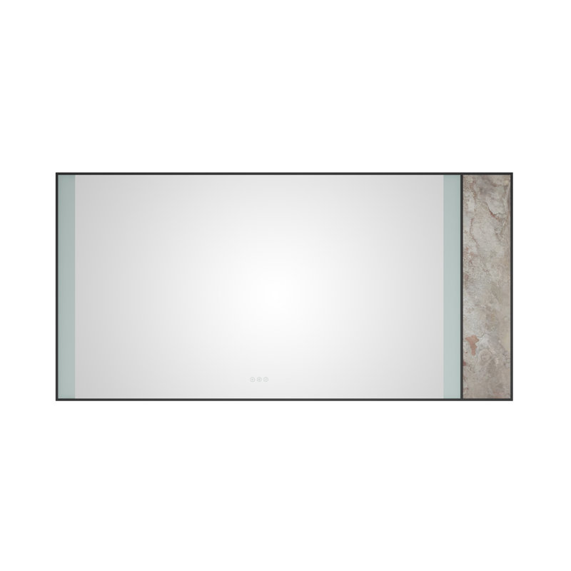 Miroir à DEL pour salle de bain, 36 po x 72 po