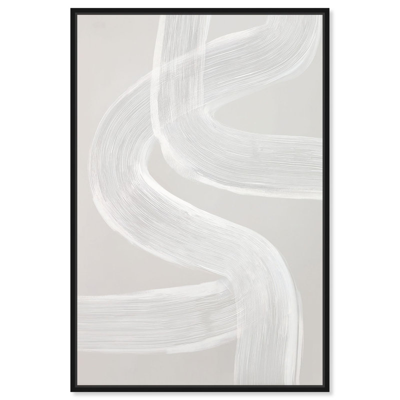 «Spontane Flow III», reproduction d'art sur toile par Art Remedy, H 16 po x l 11 po, Structure noire