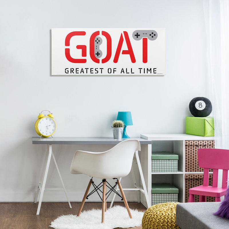 The GOAT Gamer Canvas, design par Yass Naffas Designs, H 13 po x l 30 po
