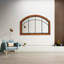 Mikado Wood Flat Wall Mirror