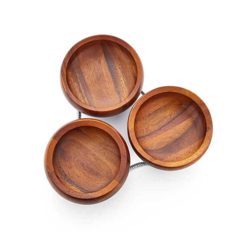 Nambe Braid Condiment Server