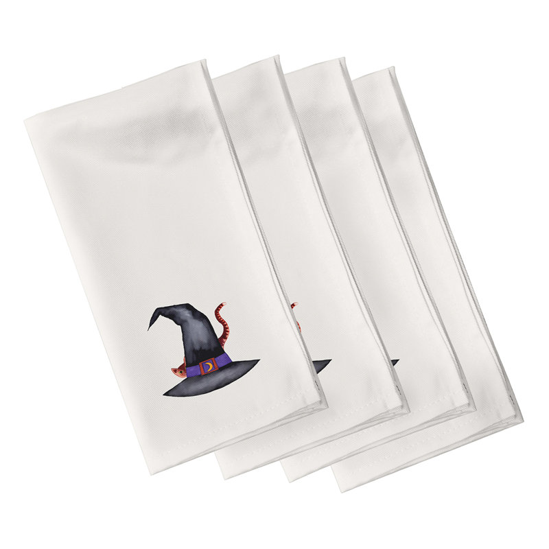 Moskell Polyester Novelty Napkins, Ivory