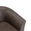 Fauteuil demi-tonneau pivotant en similicuir-1558136493