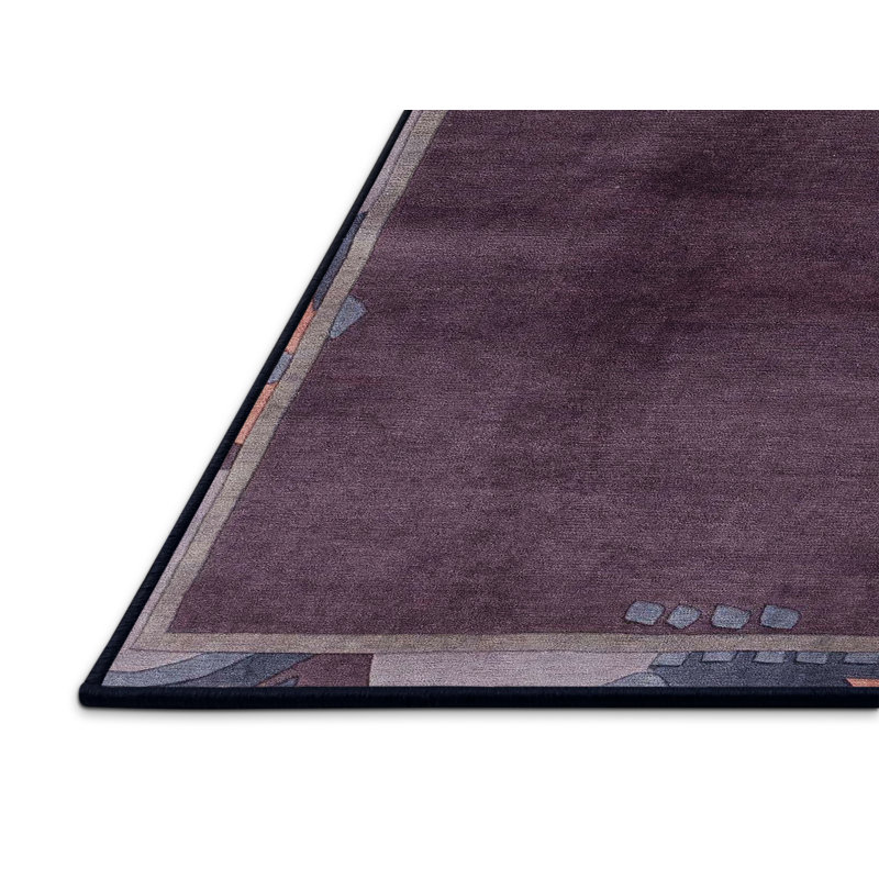 Milahn Abstract Indoor Rug, Rectangle 6' x 9'